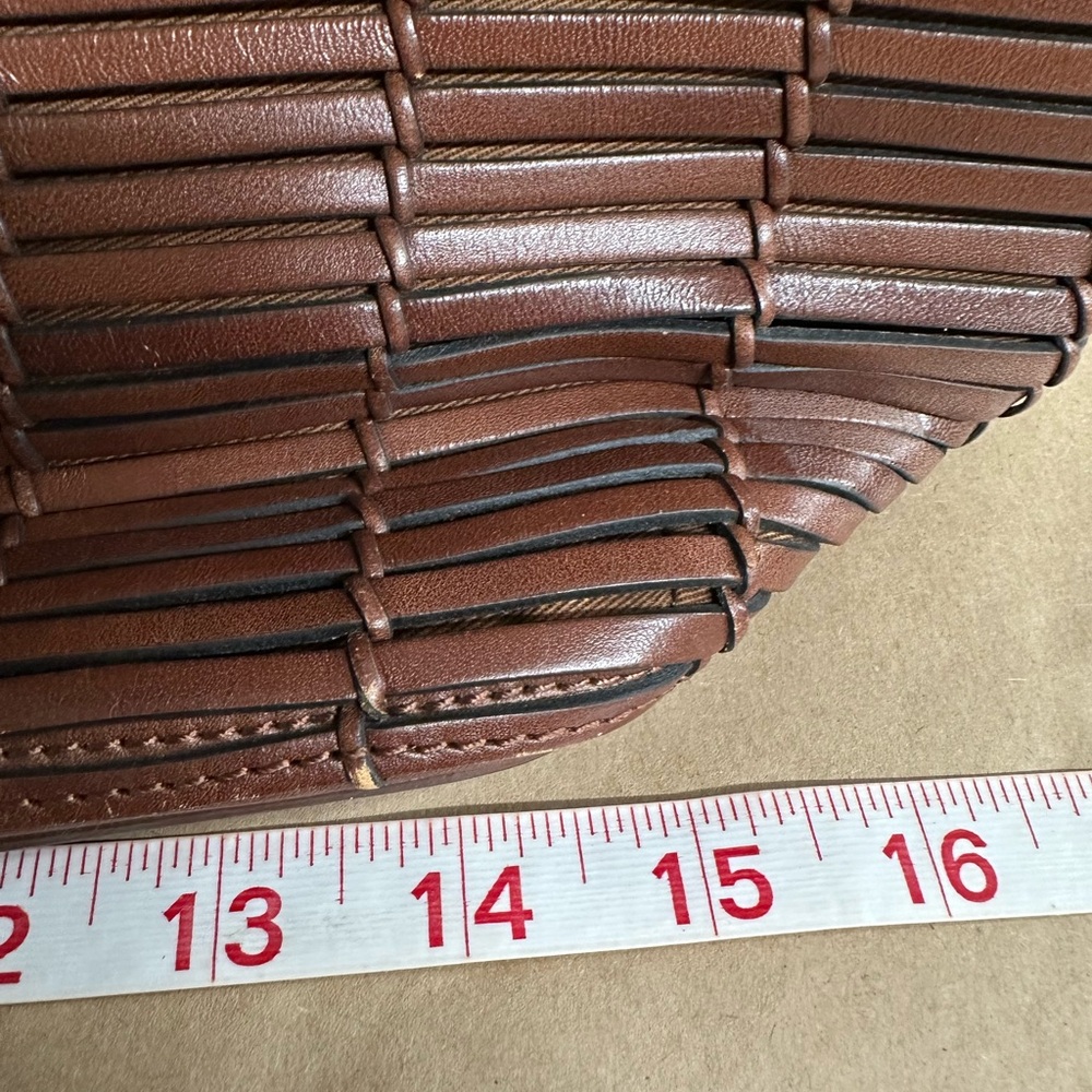 Elegant and rare Ralph Lauren Brown Leather Bag from the Safari collection - Picture 12 of 14
